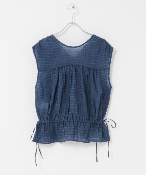 KBF(ケイビーエフ)の「2WAYノースリーブブラウス(シャツ/ブラウス・レディース・ネイビー/オレンジ/アイボリー・ONE)」の18枚目の写真