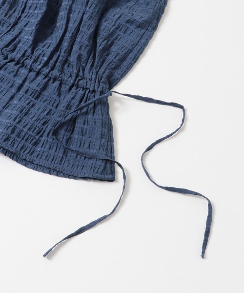 KBF(ケイビーエフ)の「2WAYノースリーブブラウス(シャツ/ブラウス・レディース・ネイビー/オレンジ/アイボリー・ONE)」の19枚目の写真