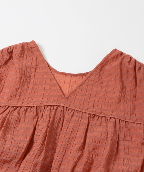 KBF(ケイビーエフ)の「2WAYノースリーブブラウス(シャツ/ブラウス・レディース・ネイビー/オレンジ/アイボリー・ONE)」の22枚目の写真