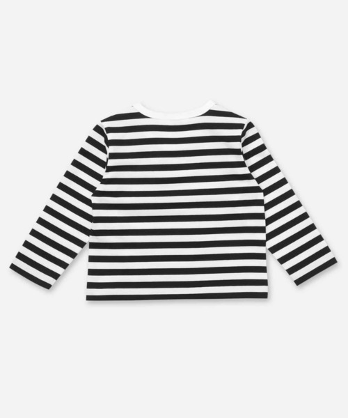 marimekko（マリメッコ）の「【Kids】 Paja Tasaraita / jersey shirt（Tシャツ/カットソー・キッズ・ブラック・80）」の2枚目の写真