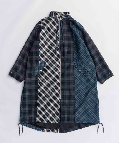 Plaid Mods Coat/チェックモッズコート【MAISON SPECIAL/メゾン