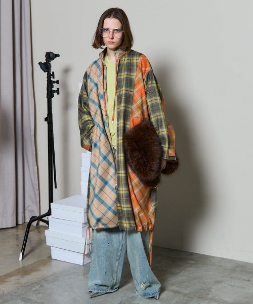 Plaid Mods Coat/チェックモッズコート【MAISON SPECIAL/メゾン