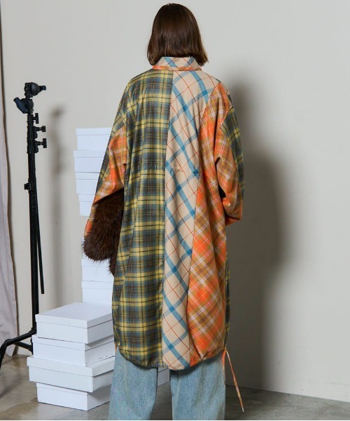Plaid Mods Coat/チェックモッズコート【MAISON SPECIAL/メゾン