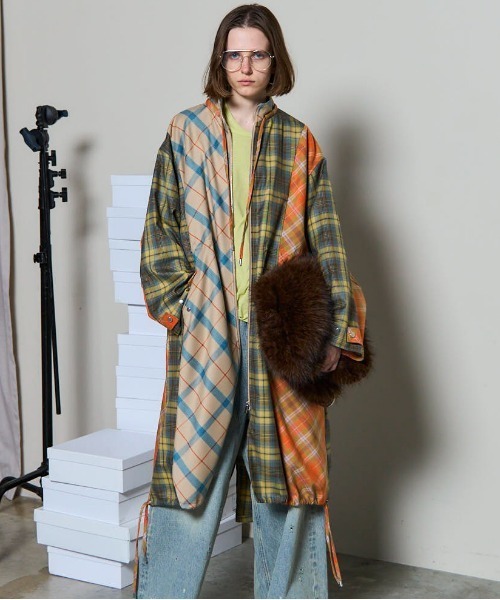 Plaid Mods Coat/チェックモッズコート【MAISON SPECIAL/メゾン