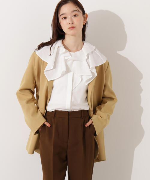 セール】シングルブレストオーバージャケット（テーラードジャケット