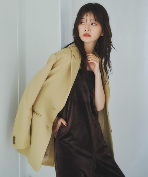 セール】シングルブレストオーバージャケット（テーラードジャケット