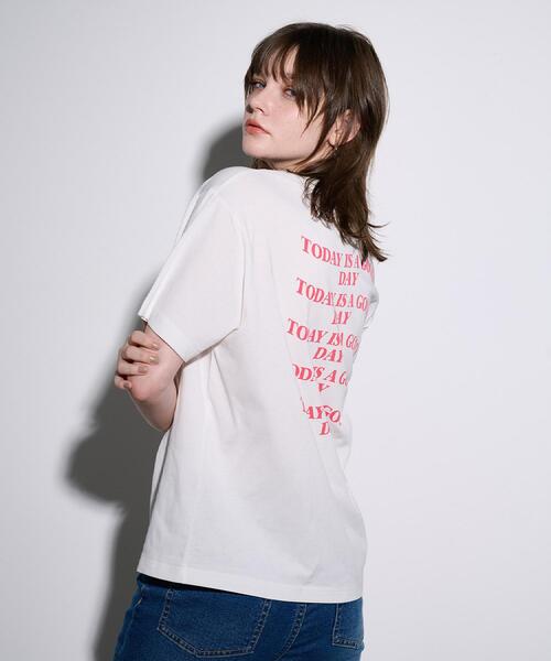 OPAQUE.CLIP(オペークドットクリップ)の「【Pontre Studio/ポンレストゥディオ】別注グラフィックTシャツ(Tシャツ/カットソー・レディース・ホワイト系1/ホワイト・40/38)」の5枚目の写真