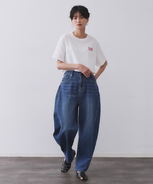 OPAQUE.CLIP(オペークドットクリップ)の「【Pontre Studio/ポンレストゥディオ】別注グラフィックTシャツ(Tシャツ/カットソー・レディース・ホワイト系1/ホワイト・40/38)」の13枚目の写真
