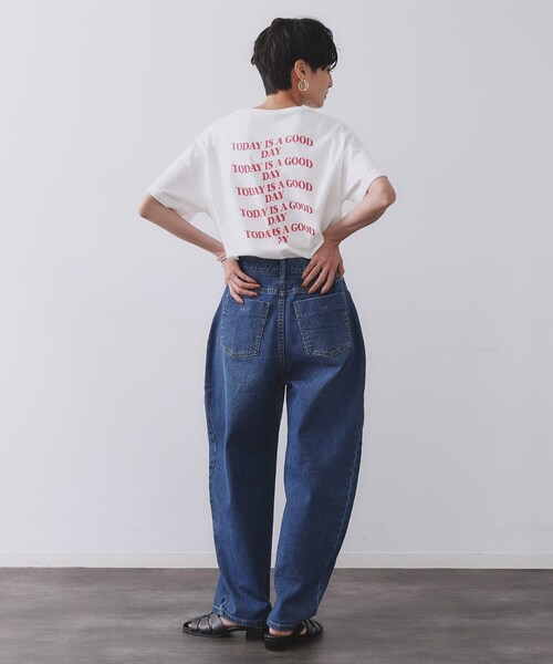 OPAQUE.CLIP(オペークドットクリップ)の「【Pontre Studio/ポンレストゥディオ】別注グラフィックTシャツ(Tシャツ/カットソー・レディース・ホワイト系1/ホワイト・40/38)」の14枚目の写真