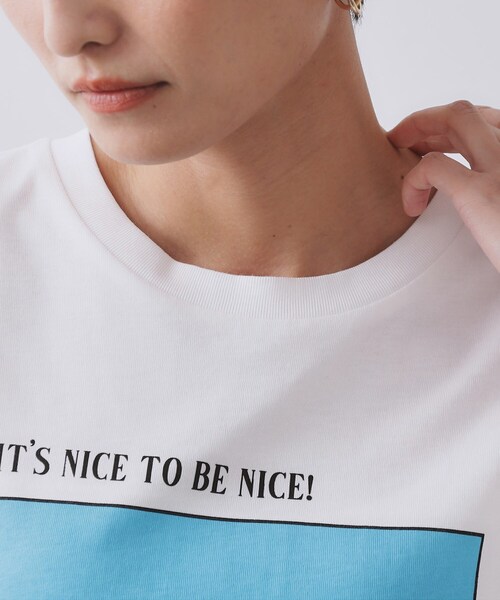 OPAQUE.CLIP(オペークドットクリップ)の「【Pontre Studio/ポンレストゥディオ】別注グラフィックTシャツ(Tシャツ/カットソー・レディース・ホワイト系1/ホワイト・40/38)」の19枚目の写真