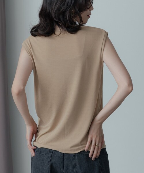 GALLEST（ギャレスト）の「キャミセットカットソー（Tシャツ/カットソー・レディース・ブラック/ベージュ・38）」の8枚目の写真