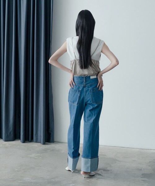 GALLEST（ギャレスト）の「キャミセットカットソー（Tシャツ/カットソー・レディース・ブラック/ベージュ・38）」の11枚目の写真