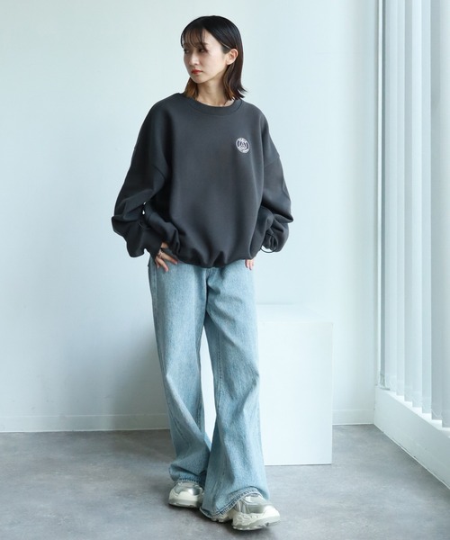 PARIS SAINT-GERMAIN（パリサンジェルマン）の「【Paris Saint-Germain/パリサンジェルマン】裏起毛 裾ドロスト エンブレムロゴ スウェットトレーナー（スウェット・メンズ・グレー/スミクロ/ブラック・L/M/XL）」の17枚目の写真