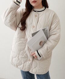 【軽くてあったか!】キルティングブルゾン