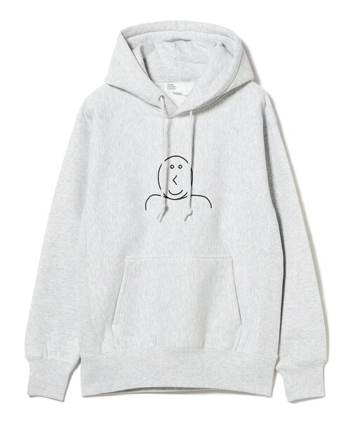 TOKYO CULTUART by BEAMS(トウキョウカルチャートバイビームス)の「平山昌尚(HIMAA) / 服買う人 Sweat Parka(パーカー・レディース・ブラック/ライトグレー・LARGE/MEDIUM/SMALL/X-LARGE)」の2枚目の写真