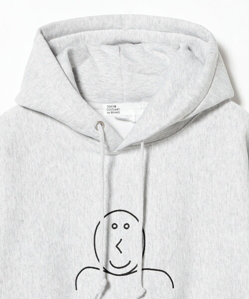 TOKYO CULTUART by BEAMS(トウキョウカルチャートバイビームス)の「平山昌尚(HIMAA) / 服買う人 Sweat Parka(パーカー・レディース・ブラック/ライトグレー・LARGE/MEDIUM/SMALL/X-LARGE)」の6枚目の写真