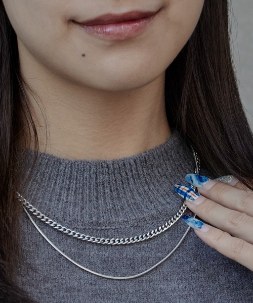 ROOPTOKYO（ループトウキョウ）の「シンプルデザイン シルバーチェーンネックレス（ネックレス・メンズ・シルバー系3/シルバー系6/シルバー系4/シルバー系2/シルバー系5/シルバー系1・FREE）」の2枚目の写真