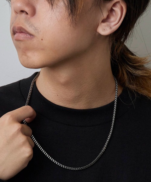 ROOPTOKYO（ループトウキョウ）の「シンプルデザイン シルバーチェーンネックレス（ネックレス・メンズ・シルバー系3/シルバー系6/シルバー系4/シルバー系2/シルバー系5/シルバー系1・FREE）」の4枚目の写真