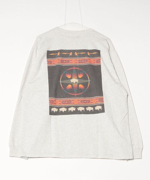 PENDLETON(ペンドルトン)の「PENDLETON/ペンドルトン バックプリント ロングスリーブ Tシャツ(Tシャツ/カットソー・メンズ・ライトグレー/ブルー/チャコールグレー・MEDIUM/LARGE)」の15枚目の写真