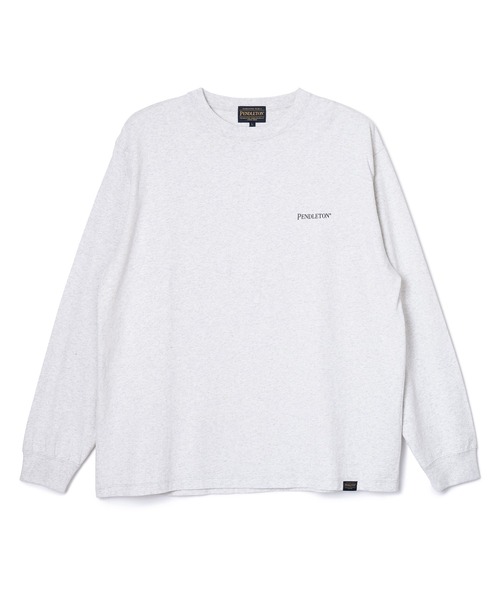PENDLETON(ペンドルトン)の「PENDLETON/ペンドルトン バックプリント ロングスリーブ Tシャツ(Tシャツ/カットソー・メンズ・ライトグレー/ブルー/チャコールグレー・MEDIUM/LARGE)」の4枚目の写真