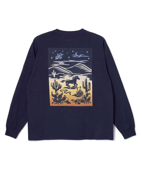 PENDLETON(ペンドルトン)の「PENDLETON/ペンドルトン バックプリント ロングスリーブ Tシャツ(Tシャツ/カットソー・メンズ・ライトグレー/ブルー/チャコールグレー・MEDIUM/LARGE)」の9枚目の写真