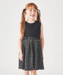 フォーマル ツイードワンピース