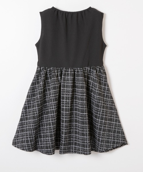 ever closet（エバークローゼット）の「フォーマル ツイードワンピース（ワンピース・キッズ・ブラック/オフホワイト・80ｃｍ/90cm/100cm/110cm/120cm/130cm）」の22枚目の写真