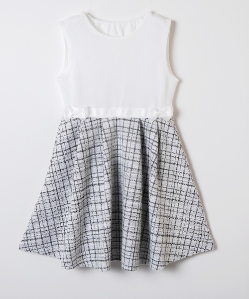 ever closet（エバークローゼット）の「フォーマル ツイードワンピース（ワンピース・キッズ・ブラック/オフホワイト・80ｃｍ/90cm/100cm/110cm/120cm/130cm）」の19枚目の写真