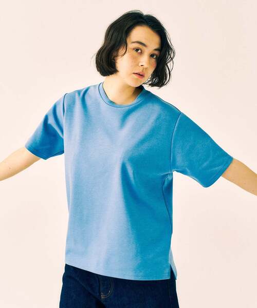 417 EDIFICE（フォーワンセブンエディフィス）の「WEB限定 ”接触冷感＆速乾＆アンチピリング” utility EVERYDAY Tシャツ（Tシャツ/カットソー・メンズ・ブルー/ホワイト/チャコールグレー/グレー/ブラック・SMALL/MEDIUM/LARGE/X-LARGE/XX-LARGE）」の16枚目の写真
