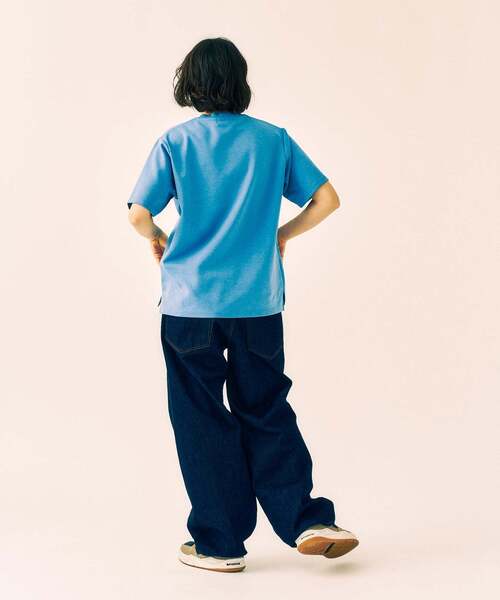 417 EDIFICE（フォーワンセブンエディフィス）の「WEB限定 ”接触冷感＆速乾＆アンチピリング” utility EVERYDAY Tシャツ（Tシャツ/カットソー・メンズ・ブルー/ホワイト/チャコールグレー/グレー/ブラック・SMALL/MEDIUM/LARGE/X-LARGE/XX-LARGE）」の18枚目の写真