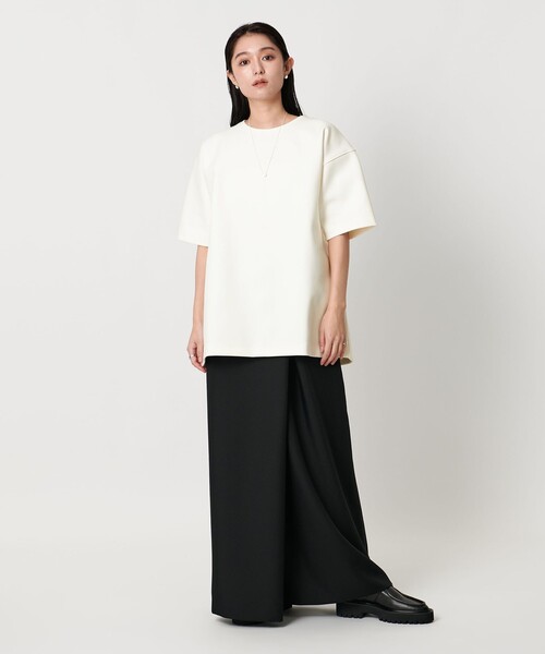 〈MARW UNITED ARROWS〉 半袖カットソー ブラック フリーサイズ セール】＜UNITED ARROWS & SONS by MASAKI KAWASE＞ W/N RS SSL
