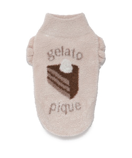 gelato pique（ジェラートピケ）の「【CAT&DOG】オータムケーキジャガードプルオーバー（ペットウェア・レディース・レッド/ピンク/クリーム・S/M/L）」の5枚目の写真