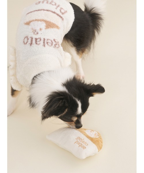 gelato pique（ジェラートピケ）の「【CAT&DOG】オータムケーキジャガードプルオーバー（ペットウェア・レディース・レッド/ピンク/クリーム・S/M/L）」の10枚目の写真