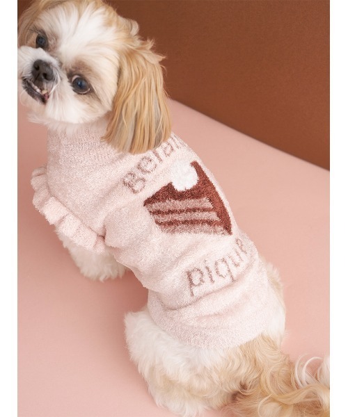 gelato pique（ジェラートピケ）の「【CAT&DOG】オータムケーキジャガードプルオーバー（ペットウェア・レディース・レッド/ピンク/クリーム・S/M/L）」の15枚目の写真