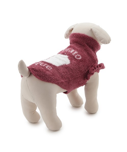 gelato pique（ジェラートピケ）の「【CAT&DOG】オータムケーキジャガードプルオーバー（ペットウェア・レディース・レッド/ピンク/クリーム・S/M/L）」の17枚目の写真