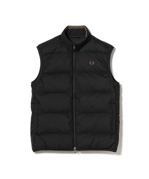 FRED PERRY（フレッドペリー）の「FRED PERRY / Insulated Gilet（ダウンベスト・メンズ・ブラック・SMALL/MEDIUM/LARGE）」の2枚目の写真