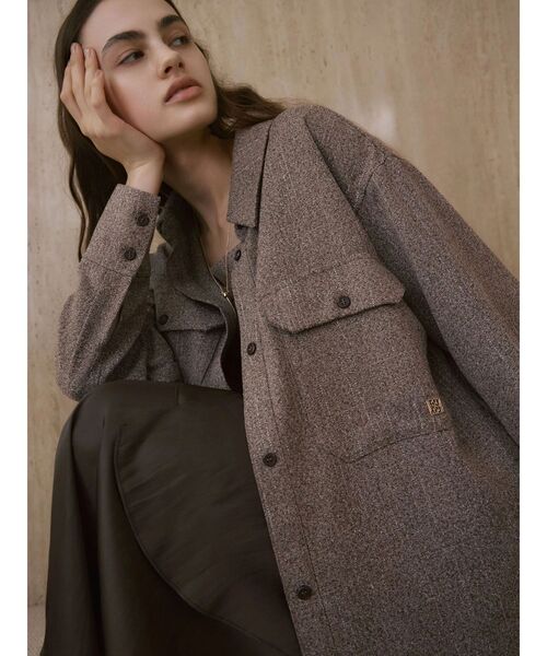 LAGUNAMOON（ラグナムーン）の「ツイードフリンジキャミソール（キャミソール・レディース・ブラック/ミント/ブラウン・FREE）」の11枚目の写真