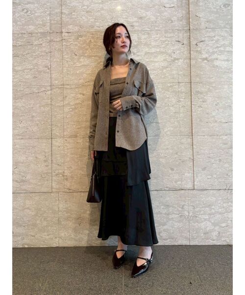 LAGUNAMOON（ラグナムーン）の「ツイードフリンジキャミソール（キャミソール・レディース・ブラック/ミント/ブラウン・FREE）」の17枚目の写真