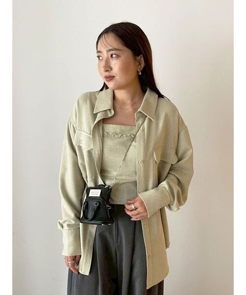 LAGUNAMOON（ラグナムーン）の「ツイードフリンジキャミソール（キャミソール・レディース・ブラック/ミント/ブラウン・FREE）」の20枚目の写真