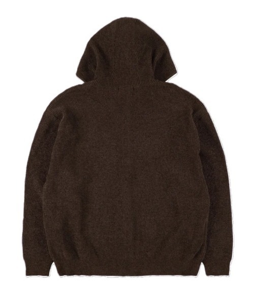 PHINGERIN（フィンガリン）の「PHINGERIN CORDY KNIT ZIP HOODIE (PD-252-KN-081)（パーカー・メンズ・ブラウン・LARGE/X-LARGE）」の6枚目の写真