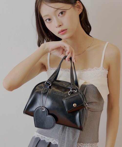 REVIVAL/WEB限定】チャーム付ミニボストンバッグ（ボストン