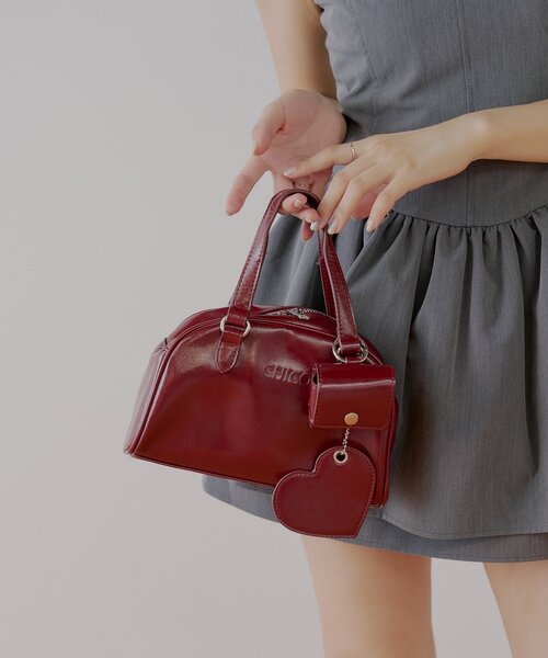 REVIVAL/WEB限定】チャーム付ミニボストンバッグ（ボストンバッグ