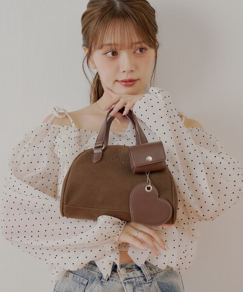 REVIVAL/WEB限定】チャーム付ミニボストンバッグ（ボストン