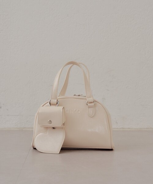 ミニバッグ型チャーム ホワイト/ブラック　ノベルティ　ＮＡＮＡです ザ ノースフェイス ホワイトレーベル THE NORTH FACE WHITE