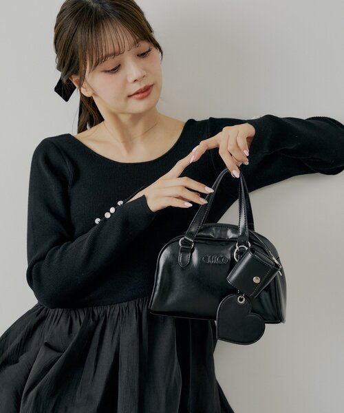 REVIVAL/WEB限定】チャーム付ミニボストンバッグ（ボストンバッグ