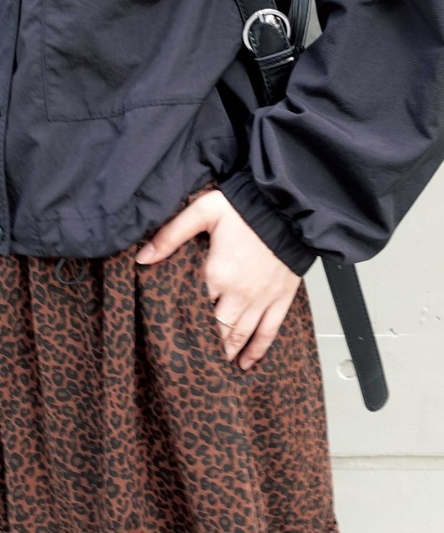 CORNERS by KR（コーナーズバイケーアール）の「【CORNERS by KR】レオパードティアードスカート（スカート・レディース・ブラウン・FREE）」の8枚目の写真