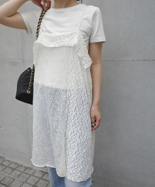 セール】tyn.TGOR/トゴール レースキャミソール TG5A-J0402（ニット