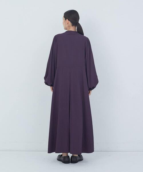 ADIEU TRISTESSE（アデュートリステス）の「レーヨンナイロンワンピース（ワンピース・レディース・チャコールグレー/パープル・38）」の9枚目の写真