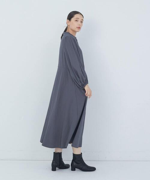 ADIEU TRISTESSE（アデュートリステス）の「レーヨンナイロンワンピース（ワンピース・レディース・チャコールグレー/パープル・38）」の11枚目の写真