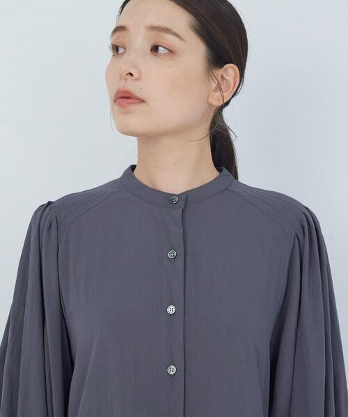 ADIEU TRISTESSE（アデュートリステス）の「レーヨンナイロンワンピース（ワンピース・レディース・チャコールグレー/パープル・38）」の17枚目の写真